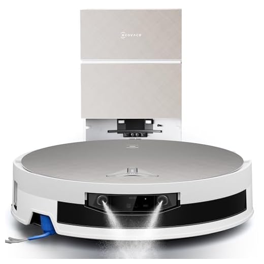 ECOVACS X12 Pro Omni Robot Aspirador y fregasuelos, Blast y 22 000 Pa, FocusJet Antimanchas, PowerBoost ultrarrápido, OZMO Roller 3.0, Rodillo Inteligente Extensible elevable, AIVI 3D 4.0, Blanco