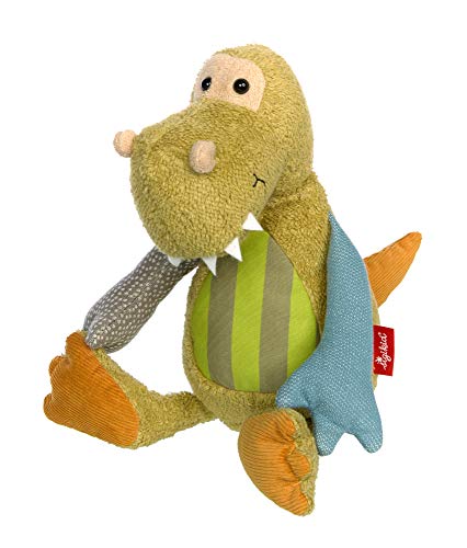 Preisvergleich Produktbild Sigikid 39489 Kuscheltier Patchwork Sweety, Dino / Grün