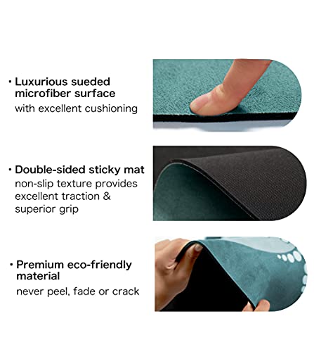 Knsbk Large Round Yoga Mat 4.6’ X 3.5Mm For Exercise Premium Extra Thick, Ultra Comfortable, Non Slip, Meditation Mat #TOP2