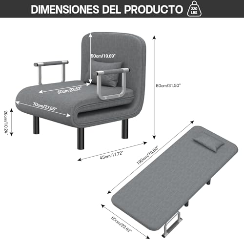 Reviews y listado de Cuanto cuesta un sofa cama los mejores 10. 8 Imagen adicional