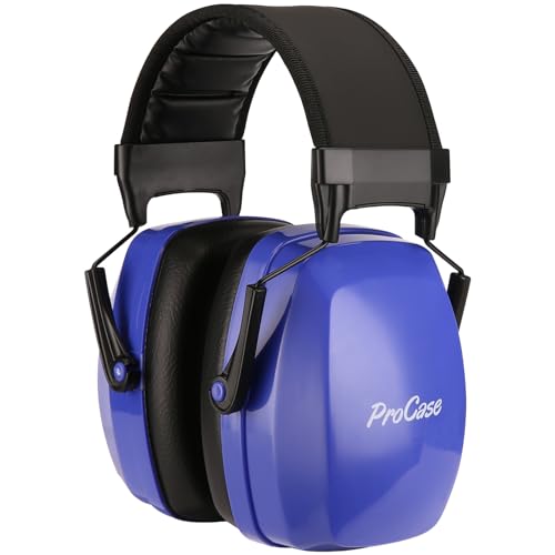 ProCase Noise Cancelling Ear Muffs SNR 33dB, Ear Hearing Protection Headphones for Adults, Sound Proof Ear Defenders for Work, Mowing, Shooters Shooti