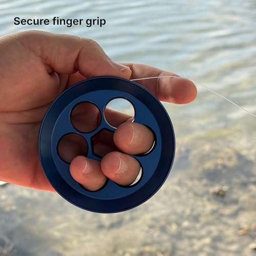 Carrete de Mano para Pesca de Aluminio Yoyito Verde miniatura 5