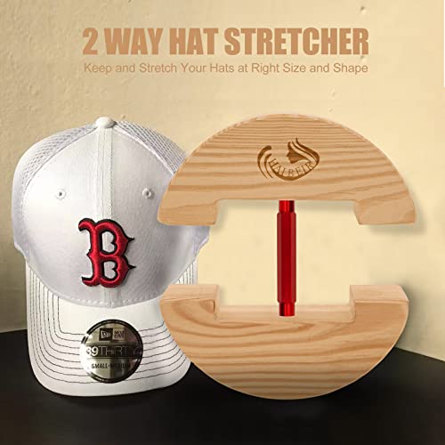 Haibeir Hat Stretcher - Heavy Duty - One Size Fits All Hat & Three Colors Adjust From 6 11/16 To 8 7/8 (Red) #TOP5