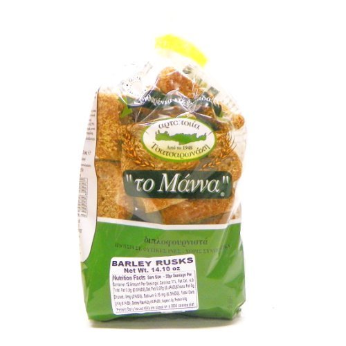 The Manna Barley Rusks 14.1 oz by Pastene Everything Else