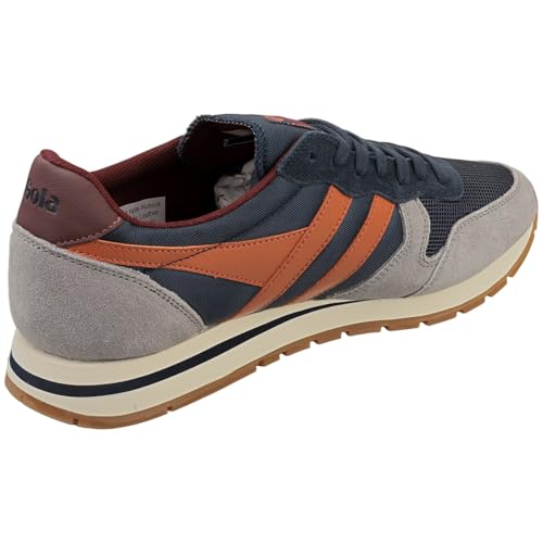 Gola Daytona Mens Classic Trainers in Navy Orange2