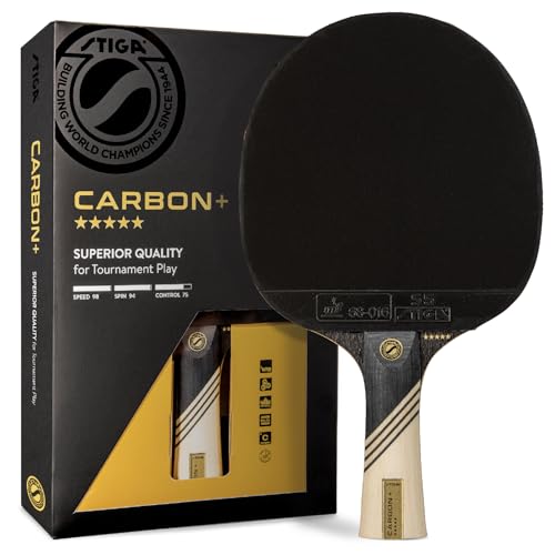 STIGA Carbon+ Ping Pong Paddle...