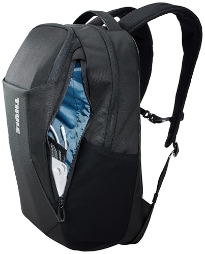 Thule Accent Laptop Backpack New - Fits MacBook - Hardshell Protective Compartment - Quick Access Front Pocket - Side Zipper Pocket - 100% Recycled Fabric - Hidden Back Pocket3