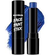 BADCOLOR Blue Face Body Paint Stick Eye Black, Royal Blue Face Painting for Softball Football Bas...