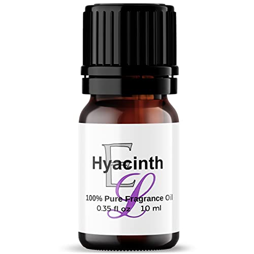 Hyacinth Fragrance Oil, 10 Ml Premium, Long Lasting Diffuser Oils, Elegant, Delightful Essential Oils With Real Floral Fresh Aroma, Relaxing Spring & Natural Aromatherapy #TOP3