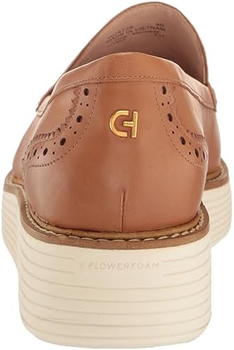 Cole Haan Women's Original Grand Platform Venetian Loafer, Pecan/Ivory, 8.5 | Image 2