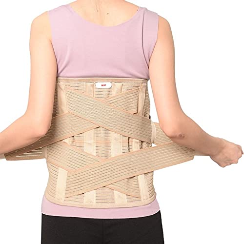 DGHJKA Femmes Body Shaper Ceinture Dos Bretelles Taille Trainer Contrôle du Ventre Hauteur 33CM Soutien Lombaire Cover