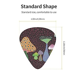 Médiators Guitare Pack de 12 Médiators Champignons Pour Guitare Électrique Guitare Acoustique Diverses Guitares - Les Beatles, Paul McCartney, John Lennon, RIngo Starr, George Harrison Médiators Guitare Pack de 12 Médiators Champignons Pour Guitare Électrique Guitare Acoustique Diverses Guitares – Image 3