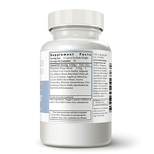 Sinuclear (180 Capsules) | Maximum Strength Nasal And Sinus Congestion Relief Fast Acting | Wellness Booster Blend Helps Relieve Congested Nose & Headache Pressure | Non Drowsy Decongestant Formula #TOP4