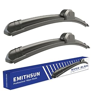 26″ + 18″ Premium All-Season Beam Wiper Blades – U/J Hook Windshield Wiper Set