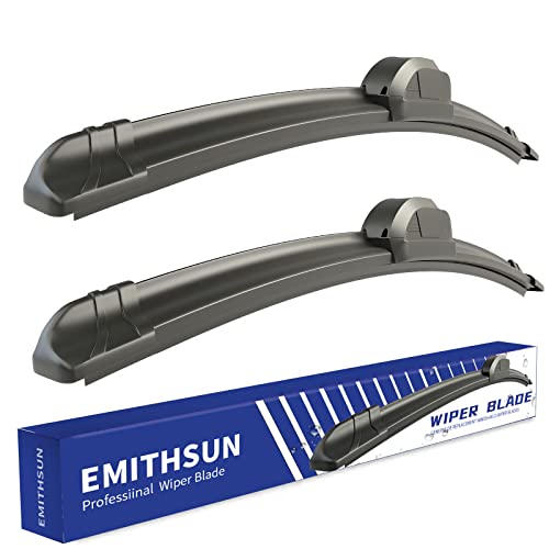 EMITHSUN OEM QUALITY 26" + 16" Premium All-Seasons Stable And Quiet Windshield…