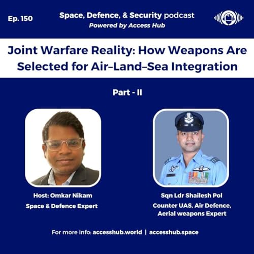 Ep.150 Joint Warfare Reality: How Weapons Are Selected for Air-Land-Sea Integration - Part-II | Sqn Ldr Shailesh Pol Titelbild