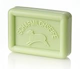 OVIS Schafmilchseife 100g -Maiglöckchen -Reinigung und Pflege mit Schafmilch in Papierverpackung...