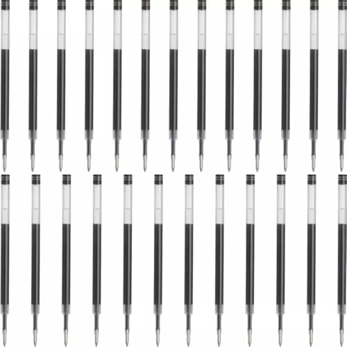 Recharge stylo encre gel longue duree 11.1cm noir pour ecriture sans bavure
