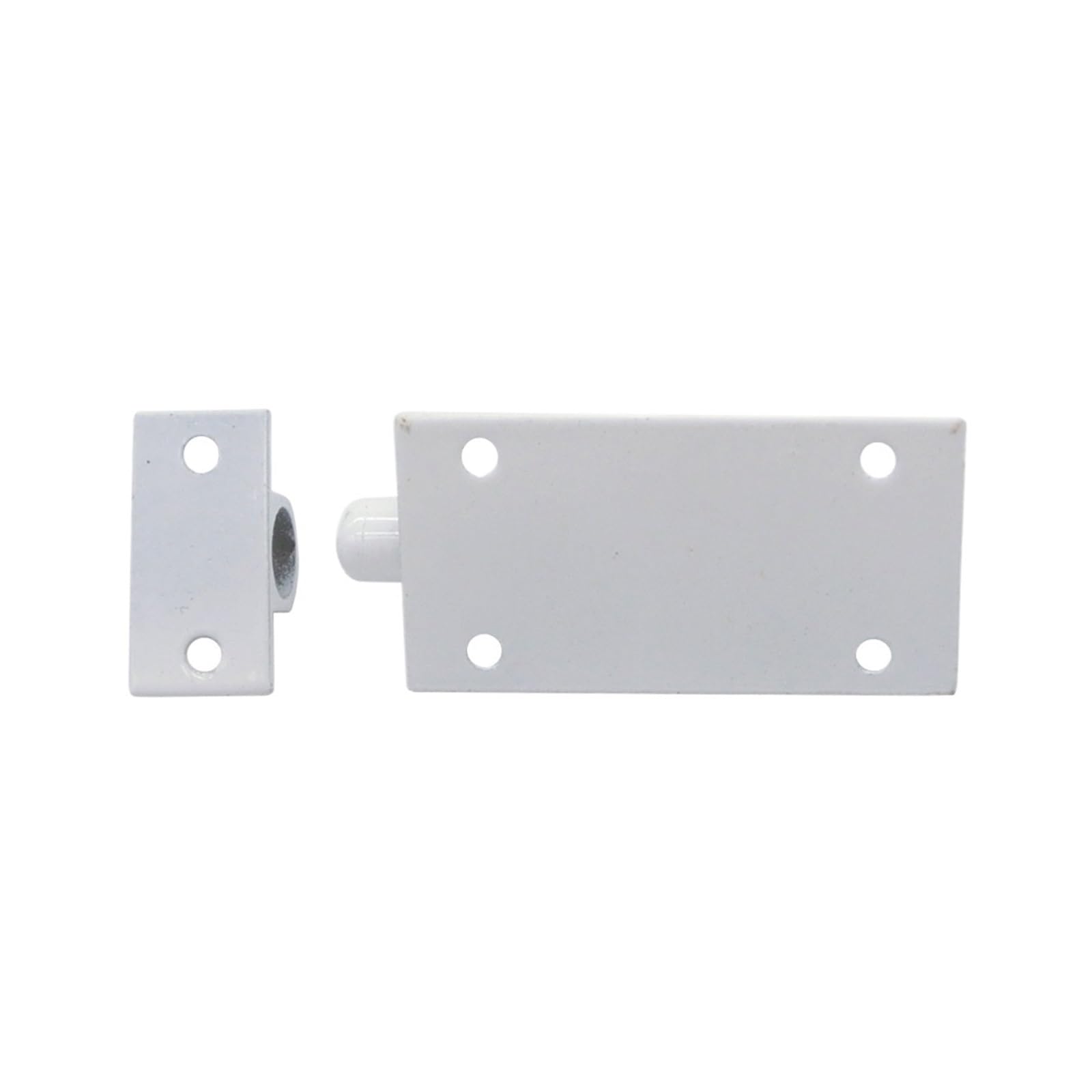 Chiavistello 4 pz Barilotto Bullone 2/3/4/5/6/8 pollici In Lega di Alluminio Porta Fermo Bianco Porta chiavistello Fermo Ferramenteria e attrezzi for la Casa Cancello di Sicurezza(8inch)