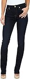 7 For All Mankind Women's Slim Illusion Kimmie Contour Straight in Red Cast Jeans