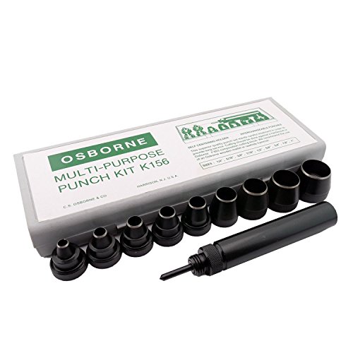 C.S. Osborne Multi-Purpose Self Centering Punch Set #K-156 Made in USA