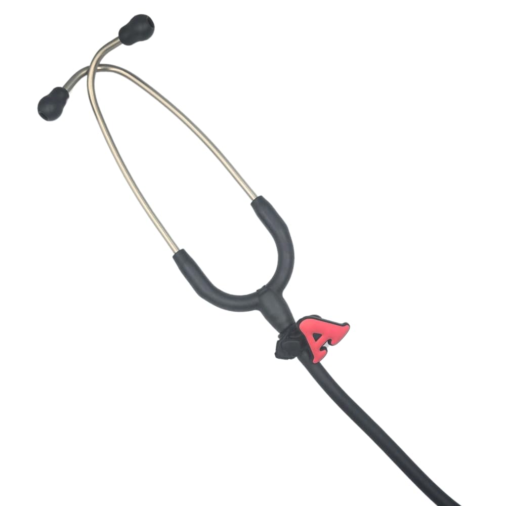 Stethoscope Charms - Big letter A - Medical Gift