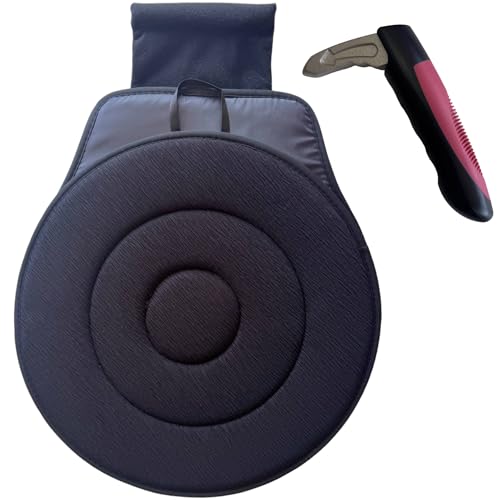 Car Swivel Seat & Door Handle for Elderly Pack - Handle Assist & Seat Cushion Pack - Mobility Aids - 360° Rotating - Support - Senior Essentials Elderly