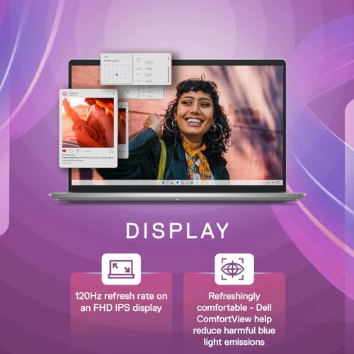 Image of Dell Inspiron 3530 Laptop, Intel i3-1305U /8GB /1TB SSD /15.6 inch (39.62cm) FHD AG 120Hz + Comfortview Help Reduce Harmful Blue Light Emissions /Platinum Silver /Win 11+MSO'21 /15 Month McAfee /1.66kg