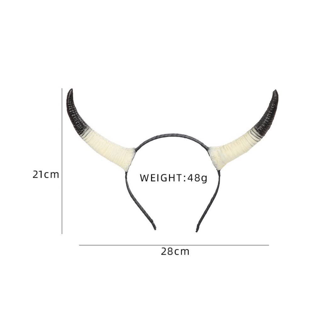 Gothic Demon Horn Headband Halloween Witch Costume - Kuwait
