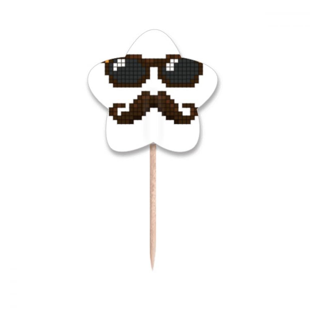 Lunettes de soleil barbe homme pixel, le kit cadeau idéal pour soirées geek