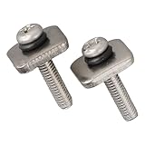 Contenu de l'emballage : chaque lot comprend 2 fixations et 2 joints, fournissant les composants nécessaires pour une installation facile de votre vis transversale de gouvernail arrière.