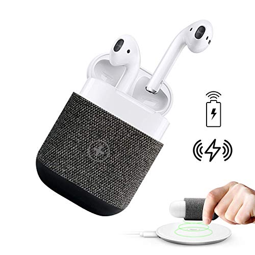 ワイヤレス充電ケース Airpods ワイヤレス充電保護カバー、Airpods ワイヤレス充電ケース、すべての QI ワイヤレス充電器と互換性のあるワイヤレス Airpods 充電ケース