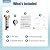 Reusable Whole House Spin Down Sediment Water Filter, 40 Micron Flushable Prefilter Filtration for Plumbing Pystem, Water Softeners 3/4" FNPT