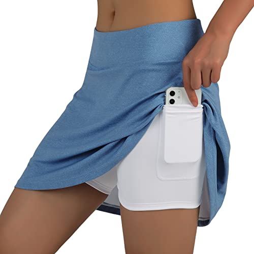 beroy Running Skirts Tennis Golf Skorts for Women - Women Workout Skirts with Pockets