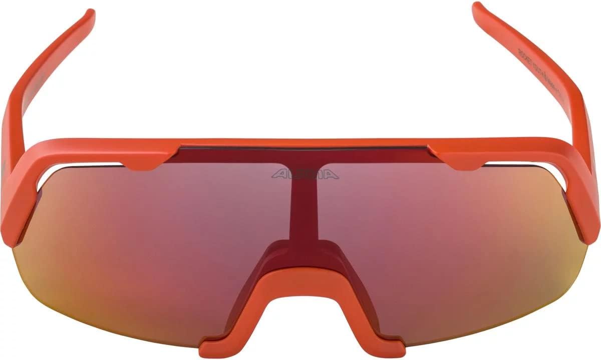 ALPINA Mirrored, Lightweight Cycling Glasses for Kids with 100% UV Protection, ROCKET YOUTH