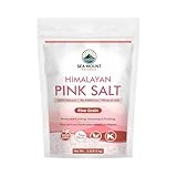 Sea Mount Naturals Pink Himalayan Salt – Fine Grain 2.2LB I Natural Mineral-Rich Salt | Pure Pink Sea Salt, Kosher Certified | Ideal for Everyday Cooking, Seasoning, and Gourmet Recipe