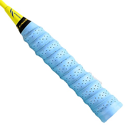 Fangcan Anti-Skid Sweatband Sticky Cushion Tennis Racquet Overgrip Assorted Colors Pack Of 10 #TOP7