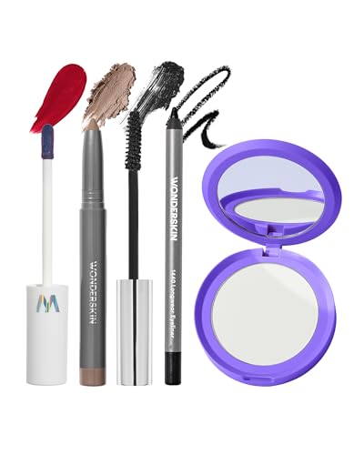 Wonderskin Goth Glam Kit - Eyeliner, Eyeshadow Stick, Mascrara, Lip