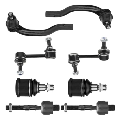 Image of Front Upper Lower Control Arms Suspension Kit Ball Joints Sway Bars Tie Rods Fit for Honda Accord Sedan Coupe 2003 2004 2005 2006 2007, Fit for Acura TSX 2004-2008 -12 pcs