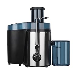 Centrifugal Juicer Machine Large Entrance Pulp Separation Black