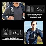NEEWER BASICS 16 in 1 Accessories Kit Compatible with DJI OSMO Pocket 3, Mini Tripod Selfie Stick Chest Strap Magnetic Neck Mount Extension Adapter Mountaineering Cycling Dual Cam Vlog, GP-52 - Image 5