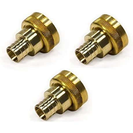Manabloc Supply PEX Crimp Supply Adapter: 3-Pack Solution for Leak-Proof Connections