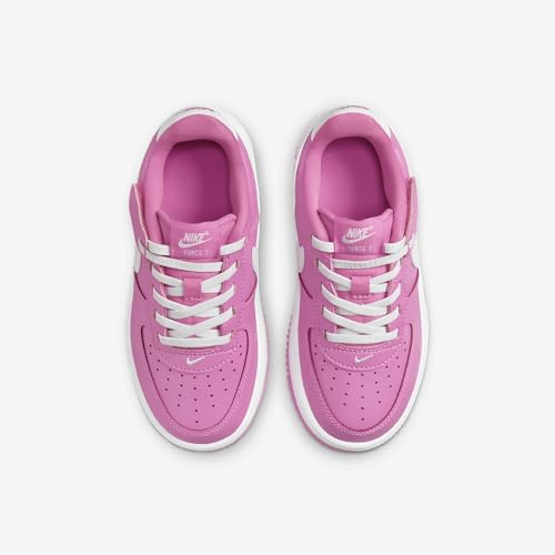Nike Force 1 Low EasyOn Little Kids' Shoes (FN0237-600, Playful Pink/White) Size 104