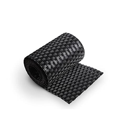 Preisvergleich Produktbild Certeo / Balkonsichtschutz / Polyrattan / BxL 100 x 500 cm / Schwarz / VE 3 / Sichtschutz Sichtblende Blickschutz