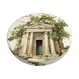 Materiale: il nostro antico edificio con ramo di ulivo romano e coperture rotonde con pallet stampati greci sono realizzati su misura in poliestere. Con un tocco morbido, un'elevata flessibilità e proprietà antipiega, queste coperture daranno alla tua sedia un aspetto fresco mentre copri efficacemente tutte le aree rotte e prevenendo ulteriori danni.
