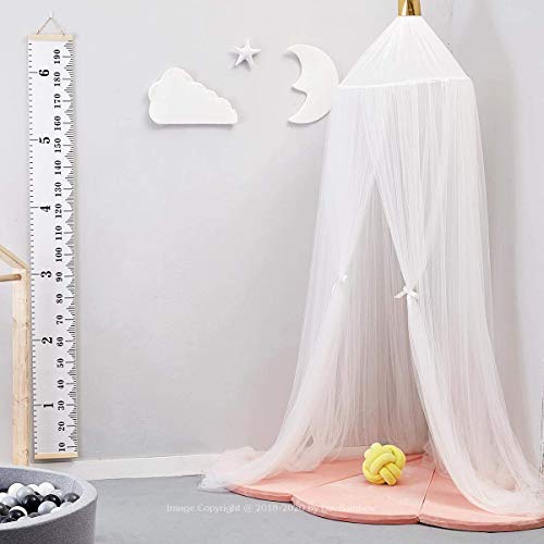 image for Dix-rainbow Bed Canopy Premium Yarn Play Tent Bedding for Kids Playing