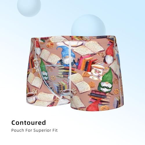Boys' Cotton Boxer Brief Soft Underwear-Gnomes Books Tea Cups4