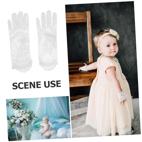1 Pair Lace Gloves for Embroidered Dress Up Gloves for Parties Performances and Cosplay Versatile Accessory for Young Wardrobe3