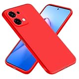 EASSGU Custodia per OPPO A6 Pro 5G (6.57" Inches), Cover Morbida in Silicone TPU - Rosso Cina