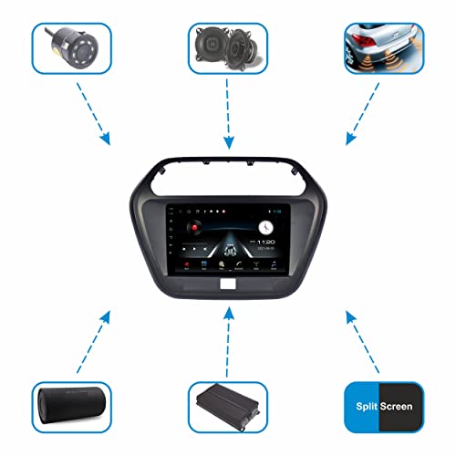 Image of 9 Inches Advanced Android System for Mahindra TUV300 with 2GB /32GB RAM & ROM, Gorilla Glass /Full HD Display /WiFi /GPS /Steering Wheel Connectivity and HD Parking Camera